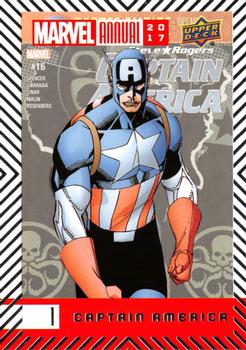2017 Upper Deck Marvel Annual #1 Captain America Front