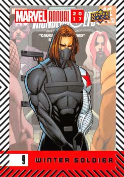 2017 Upper Deck Marvel Annual #9 Winter Soldier Front