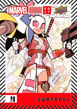 2017 Upper Deck Marvel Annual #20 Gwenpool Front