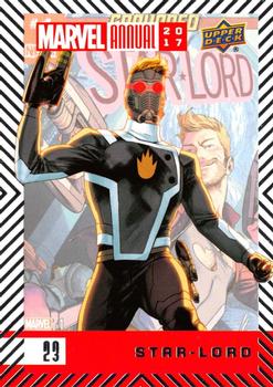 2017 Upper Deck Marvel Annual #23 Star-Lord Front