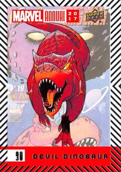 2017 Upper Deck Marvel Annual #30 Devil Dinosaur Front