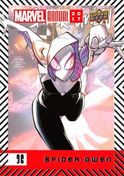 2017 Upper Deck Marvel Annual #36 Spider-Gwen Front