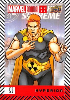 2017 Upper Deck Marvel Annual #55 Hyperion Front