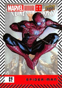 2017 Upper Deck Marvel Annual #62 Spider-Man Front