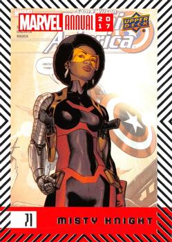 2017 Upper Deck Marvel Annual #71 Misty Knight Front
