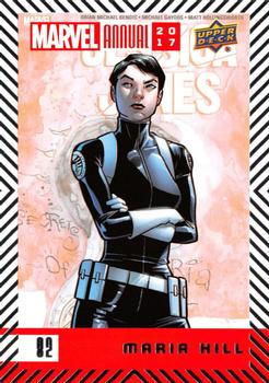 2017 Upper Deck Marvel Annual #82 Maria Hill Front