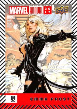 2017 Upper Deck Marvel Annual #92 Emma Frost Front