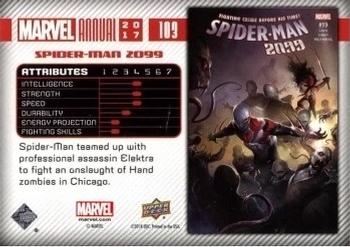 2017 Upper Deck Marvel Annual #103 Spider-Man 2099 Back