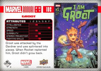 2017 Upper Deck Marvel Annual #106 Groot Back