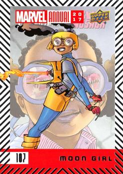 2017 Upper Deck Marvel Annual #107 Moon Girl Front