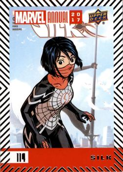 2017 Upper Deck Marvel Annual #114 Silk Front