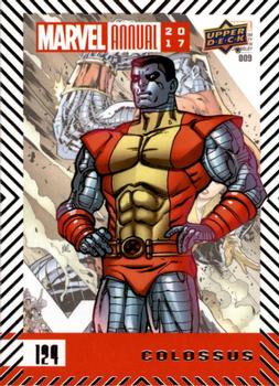 2017 Upper Deck Marvel Annual #124 Colossus Front