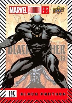 2017 Upper Deck Marvel Annual #125 Black Panther Front