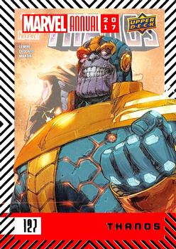 2017 Upper Deck Marvel Annual #127 Thanos Front