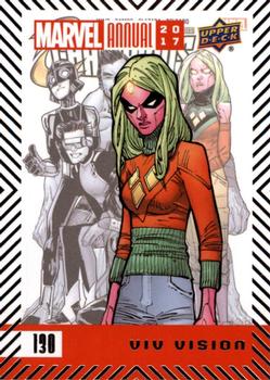 2017 Upper Deck Marvel Annual #130 Viv Vision Front