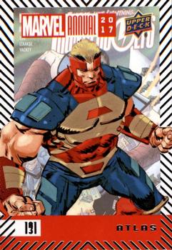 2017 Upper Deck Marvel Annual #131 Atlas Front