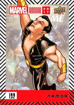 2017 Upper Deck Marvel Annual #132 Namor Front
