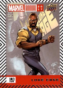 2017 Upper Deck Marvel Annual #137 Luke Cage Front