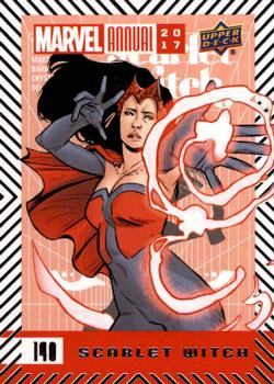 2017 Upper Deck Marvel Annual #140 Scarlet Witch Front