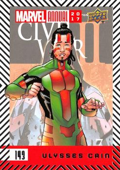 2017 Upper Deck Marvel Annual #143 Ulysses Cain Front
