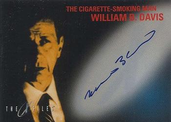 1998 Topps The X-Files: Fight the Future - Autographs #NNO William B. Davis Front