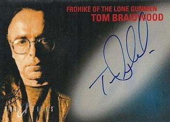 1998 Topps The X-Files: Fight the Future - Autographs #NNO Tom Braidwood Front