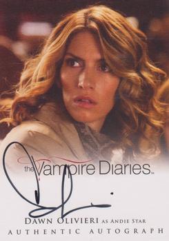 2013 Cryptozoic The Vampire Diaries Season 2 - Autographs #A19 Dawn Olivieri Front