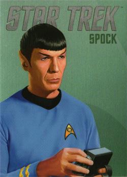 2014 Rittenhouse Star Trek The Original Series Portfolio  - Bridge Crew Portraits #RA2 Spock Front