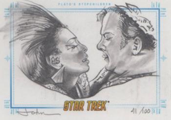 2014 Rittenhouse Star Trek The Original Series Portfolio  - SketchaFEX #NNO John Czop Front