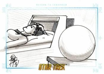 2014 Rittenhouse Star Trek The Original Series Portfolio  - SketchaFEX #NNO Brian Kong Front