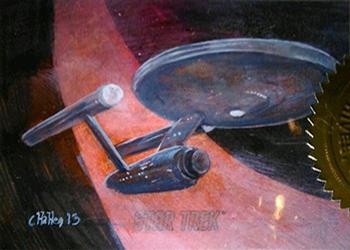 2014 Rittenhouse Star Trek The Original Series Portfolio  - Painted Art #NNO Charles Hall Front
