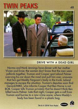 2018 Rittenhouse Twin Peaks #48 Drive with a Dead Girl Back