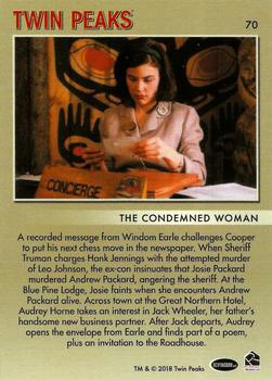 2018 Rittenhouse Twin Peaks #70 The Condemned Woman Back