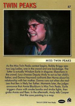 2018 Rittenhouse Twin Peaks #87 Miss Twin Peaks Back