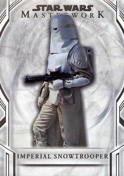 2018 Topps Star Wars Masterwork #25 Imperial Snowtrooper Front