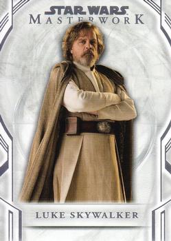 2018 Topps Star Wars Masterwork #72 Luke Skywalker Front