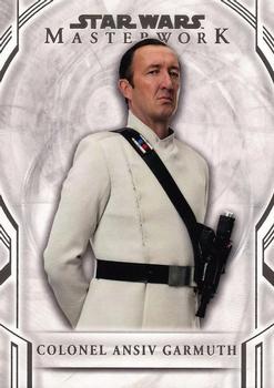 2018 Topps Star Wars Masterwork #95 Colonel Ansiv Garmuth Front