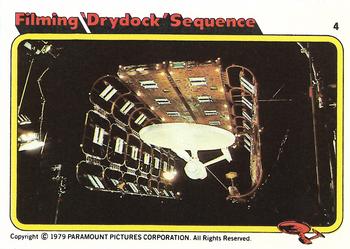 1979 Topps Rainbo Star Trek: The Motion Picture #4 Filming 'Drydock' Sequence Front