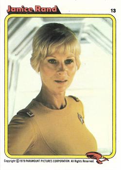 1979 Topps Rainbo Star Trek: The Motion Picture #13 Janice Rand Front