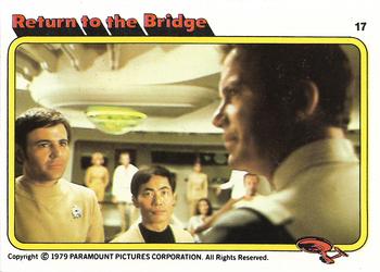 1979 Topps Rainbo Star Trek: The Motion Picture #17 Return to the Bridge Front