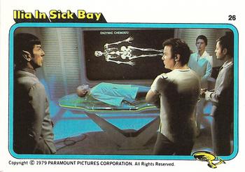 1979 Topps Rainbo Star Trek: The Motion Picture #26 Ilia In Sick Bay Front
