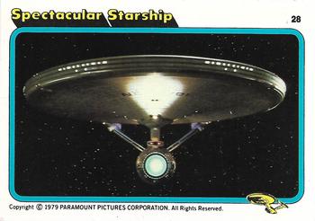 1979 Topps Rainbo Star Trek: The Motion Picture #28 Spectacular Starship Front