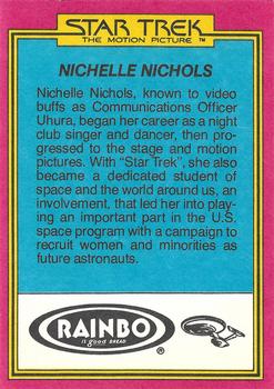 1979 Topps Rainbo Star Trek: The Motion Picture #33 New Starfleet Uniforms Back