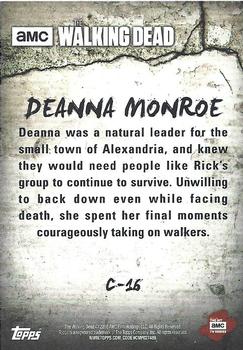 2018 Topps The Walking Dead Road to Alexandria - Characters #C-16 Deanna Monroe Back