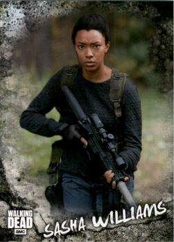 2018 Topps The Walking Dead Road to Alexandria - Characters #C-18 Sasha Williams Front