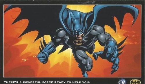 2002 OnStar Batman Collector Cards #NNO There's a powerful force ready to help you. Front