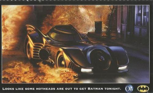 2002 OnStar Batman Collector Cards #NNO Looks like some hotheads are out to get Batman tonight. Front