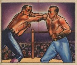 1950 Bowman Wild Man (R701-18) #15 Last Bare-Knuckle Bout Front