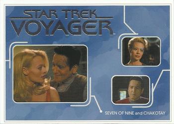 2015 Rittenhouse Star Trek: Voyager: Heroes and Villains - Voyager Relationships #R2 Seven of Nine / Chakotay Front
