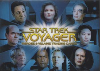2015 Rittenhouse Star Trek: Voyager: Heroes and Villains - Case Topper #CT1 Heroes Montage Front